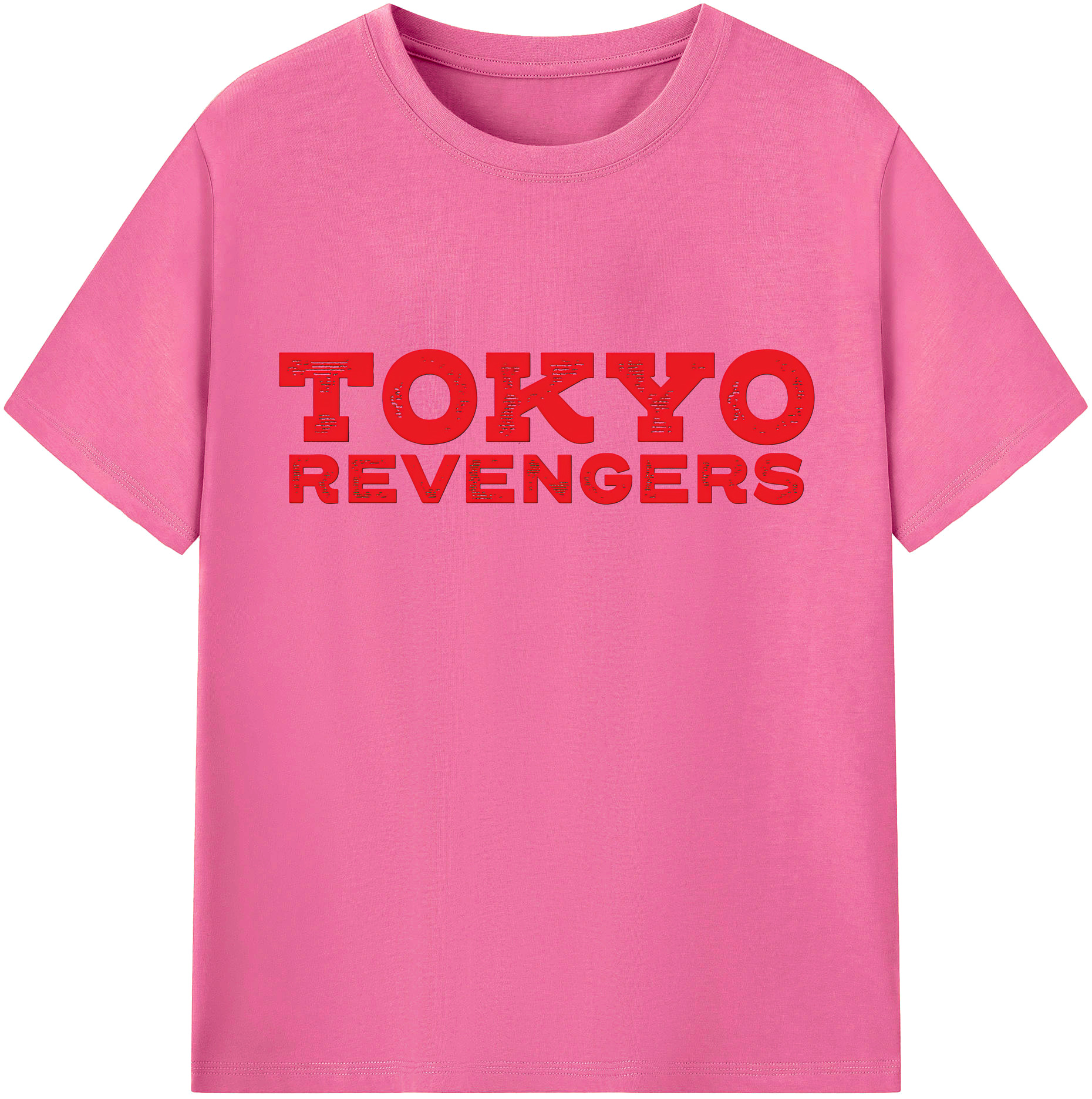 （画像用） 東京リベンジャーズ Tokyo Revengers レディースカジュアルプリントTシャツ（綿100％）